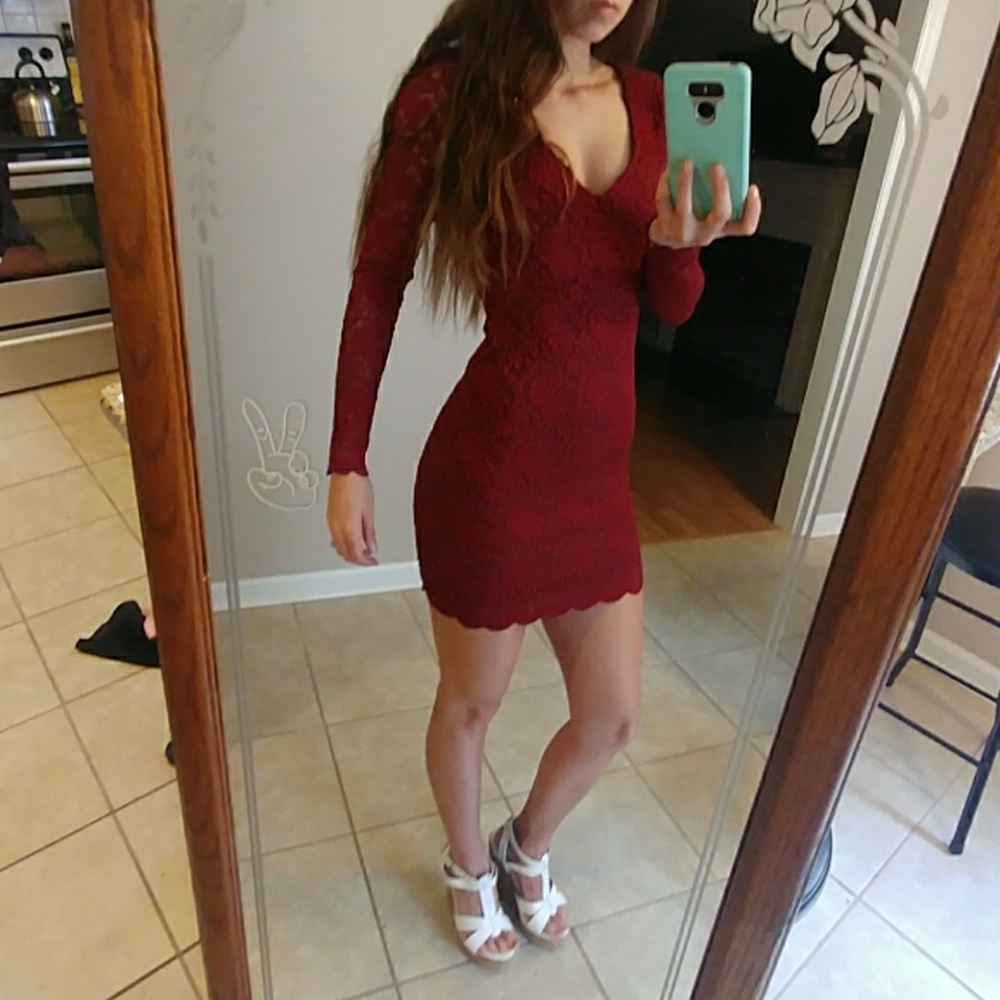 Beautiful red dress